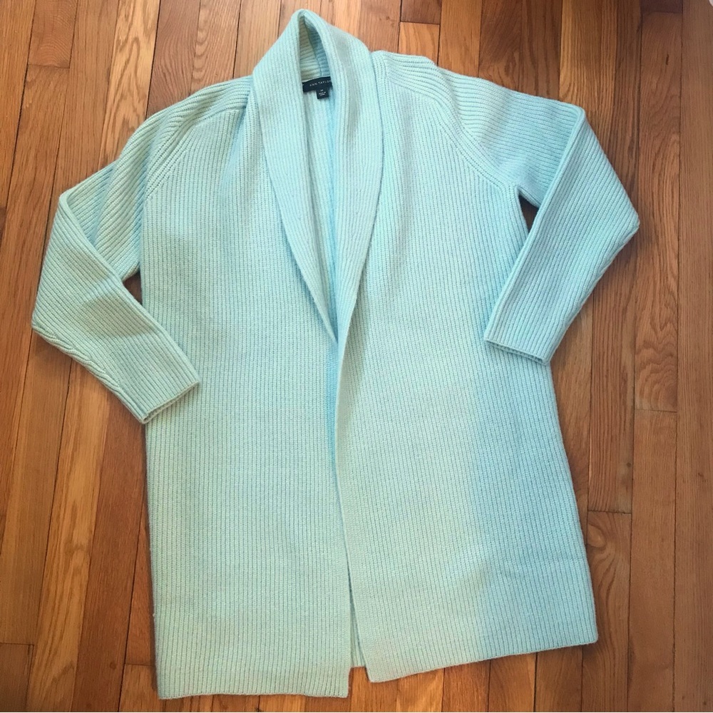 Ann Taylor Shawl Collar Coatigan